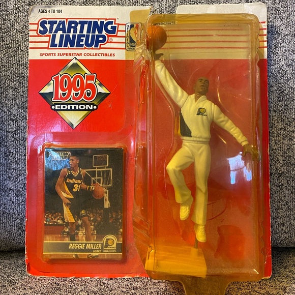 NBA Starting Lineups action figures Scottie Pippen Kevin Garnett Reggie Miller - Picture 5 of 11